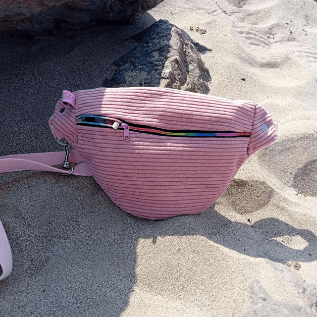 Sac banane rose